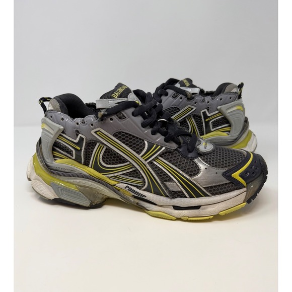 Balenciaga Other - Balenciaga Runner Sneaker Grey/Yellow Size 10 US 43 EU